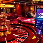 Players engaging with the lc88 apk in a luxurious casino setting, showcasing thrilling gambling activities.