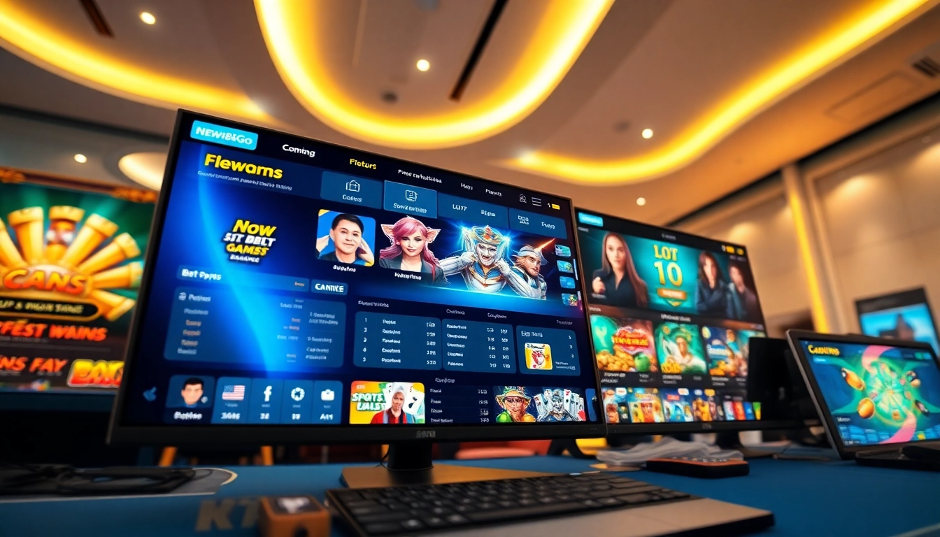 Exciting gaming interface of new88go.com featuring vibrant casino games and betting options.