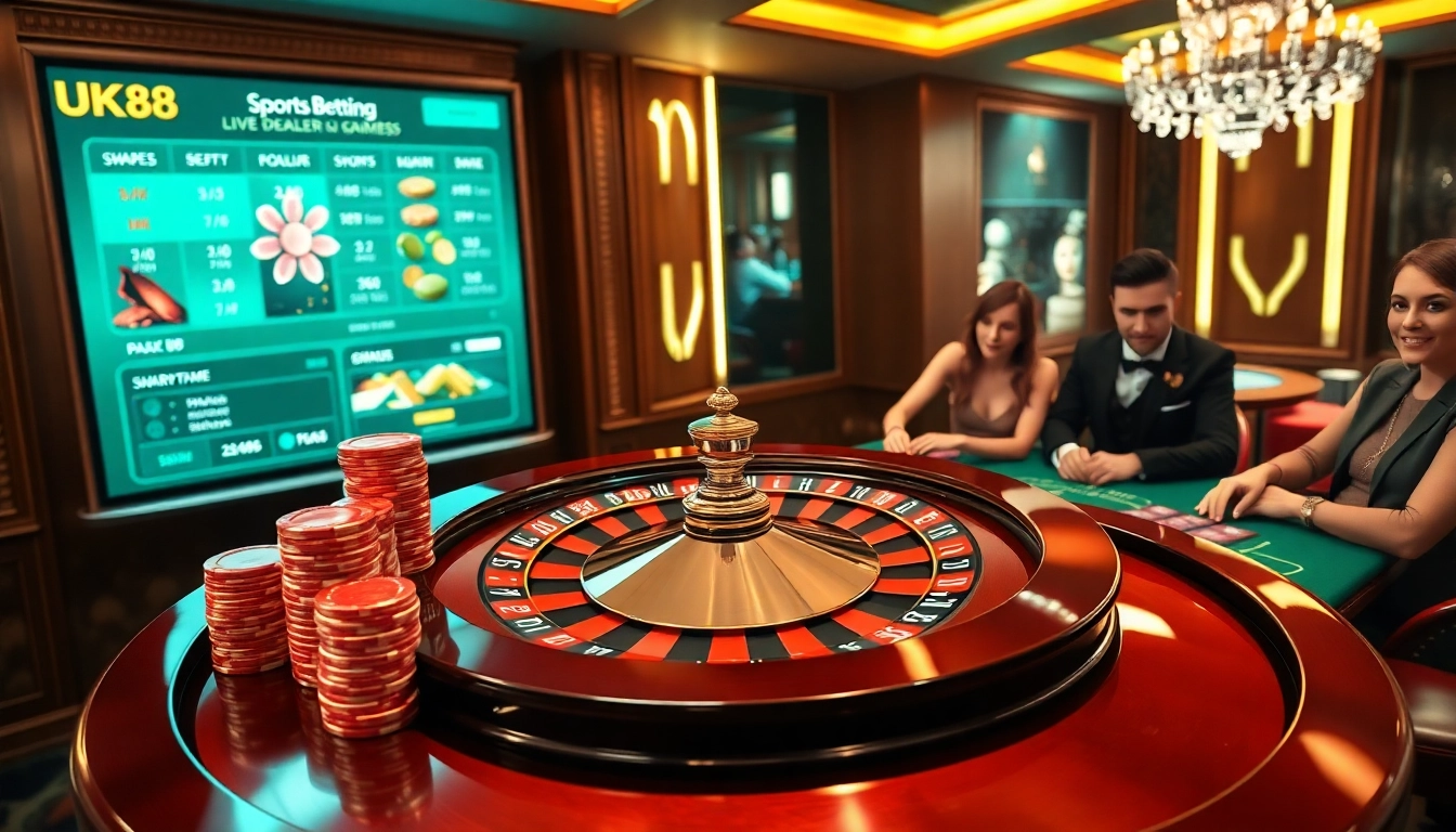 Winning strategies for gamblers at https://uk88.trading/ in luxurious casino settings.