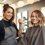 Experience the best hair salon san diego with skilled stylists crafting personalized looks in a vibrant setting.