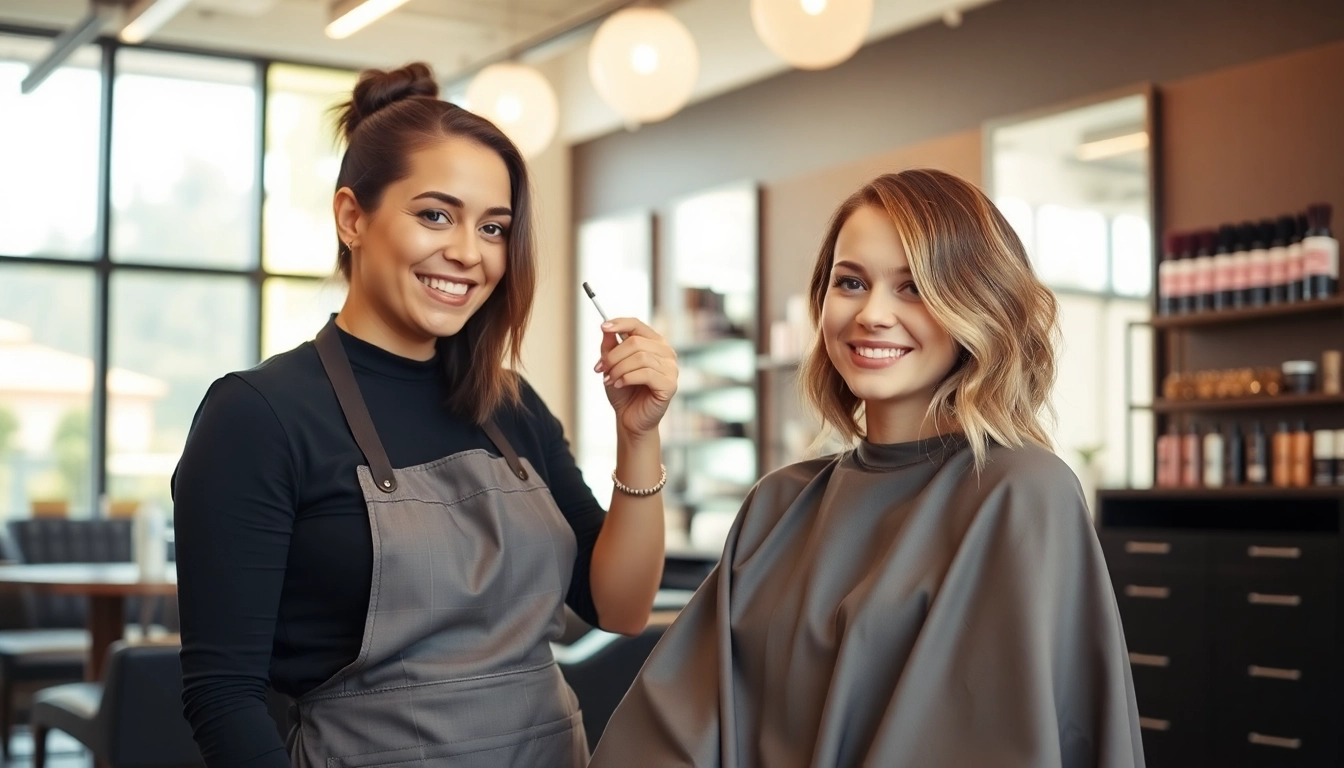 Experience the best hair salon san diego with skilled stylists crafting personalized looks in a vibrant setting.