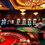 Players betting at a luxurious casino table, capturing the thrill of gambling at https://s666hn.com/.