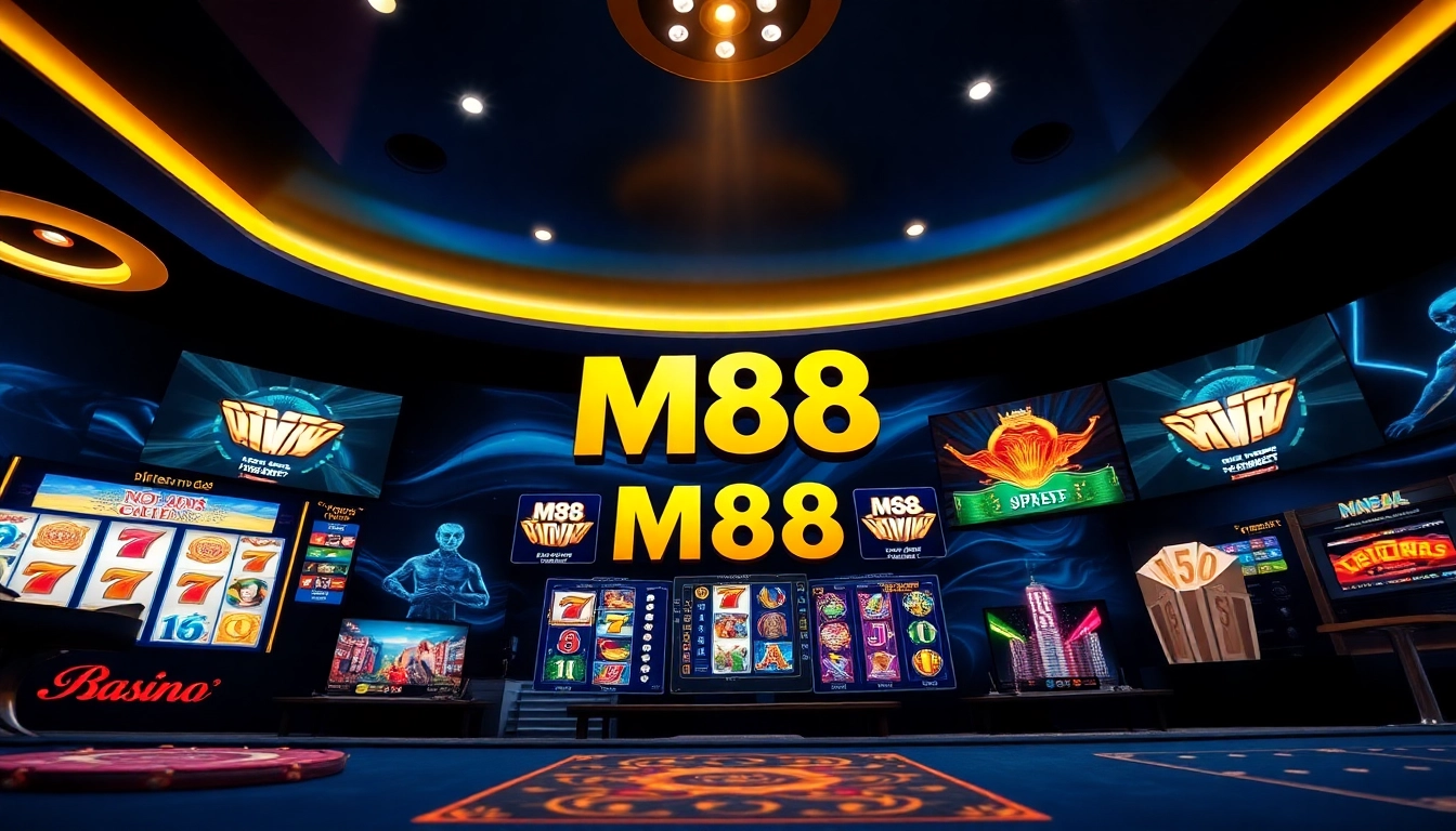 Engaging visual of M88.com.mx online casino showcasing vibrant gaming options and user-friendly interface.