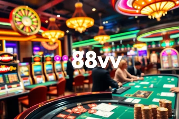 Experience the thrill of gambling with the vibrant 88vv casino scene, featuring exciting games.